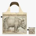 ALBRECHT DUERER Rhinocerus Recycled Bag by Albrecht Duerer