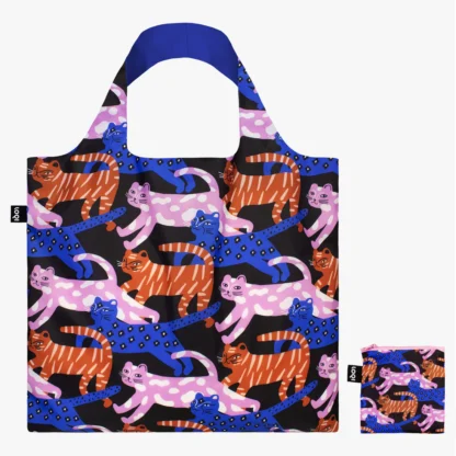 GLITTER POWER Cats Recycled Bag by LOQI