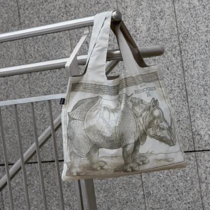 ALBRECHT DUERER Rhinocerus Recycled Bag by Albrecht Duerer