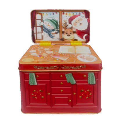 LATA COZINHA DE NATAL SILVER CRANE