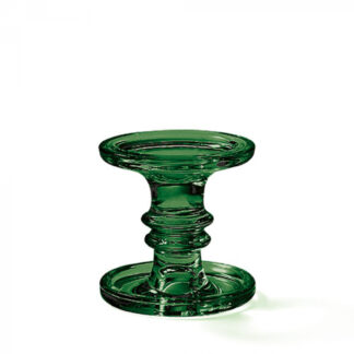 Castiçal grande em Vidro Verde Escuro