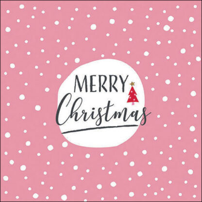 Napkin 33 Christmas snowflakes pink FSC Mix Article number 33318956 guardanapo servilleta natal navidad