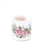 Candle small Pink poinsettia Article number 39220285