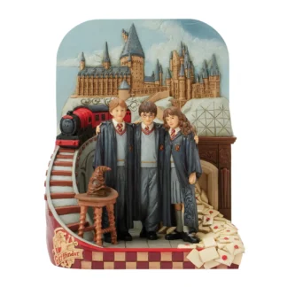 The Journey Begins (Harry Potter Trio Scene) SKU: 6016707 JIM SHORE HEARTWOOD CREEK HARRY POTTER