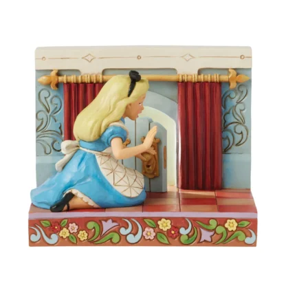 Curioser and Curiouser (Alice LED Wonderland Door) 6016902 disney traditions jim shore alice no país das maravilhas 6016902