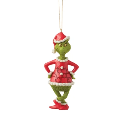 The Grinch with Hands on Hips Hanging Ornament 6017076 GRINCH NATAL JIM SHORE