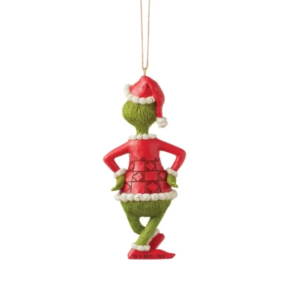 The Grinch with Hands on Hips Hanging Ornament 6017076 GRINCH NATAL JIM SHORE