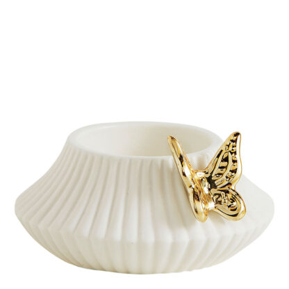 Coffret Castiçal Tealight Borboleta + 6 velas tealight Voile de Lin - Image 4