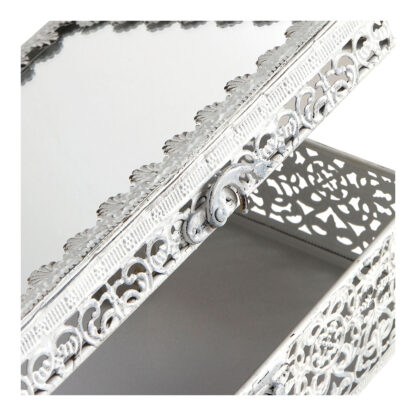 Caixa de jóias rectangular em Vidro e Metal Esbranquiçado: Mathilde M. - Image 3