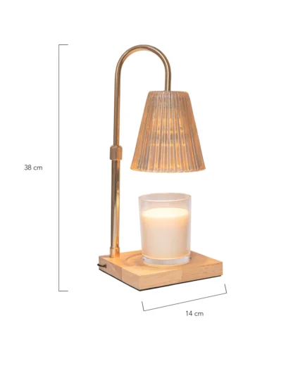 candeeiro aquecedor de velas flamingueo candle warmer utilização segura de velas