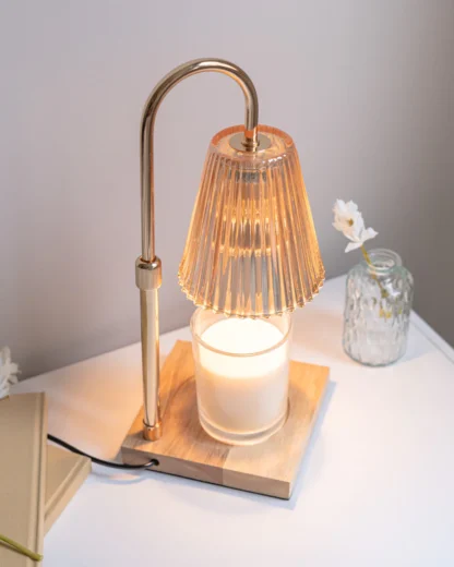 candeeiro aquecedor de velas flamingueo candle warmer utilização segura de velas