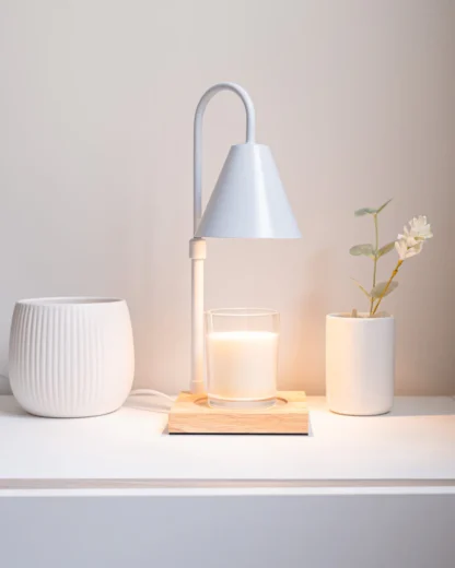 candeeiro aquecedor de velas flamingueo candle warmer utilização segura de velas