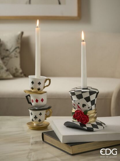 CUP CANDLE HOLDER H.22 D.10 C5 Cod. 4400434A190 4400434A190 castiçal vela edg enzo de gasperi