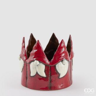 GNOME CACHEPOT H.18 D.20.5 C5 Cod. 1101044A400 Variation RED vaso natal gnomoes edg