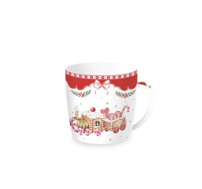 Caneca 350ml + lata Sweet Christmas - Vermelha Comboio: EasyLife