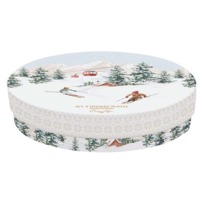 Conjunto 4 pratos Sobremesa Chalet: Easylife - Image 2