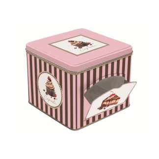 Caixa metálica para Doces Sweet Moments Bolinho: Easylife