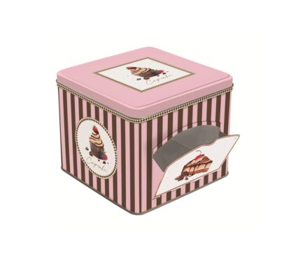 Caixa metálica para Doces Sweet Moments Bolinho: Easylife