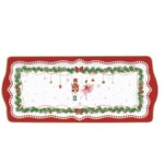 R0944MNOE – Prato sobremesa 19cm Magie de Noel: Easylife LOUÇA MESA NATAL travessa