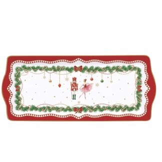 R0944MNOE – Prato sobremesa 19cm Magie de Noel: Easylife LOUÇA MESA NATAL travessa
