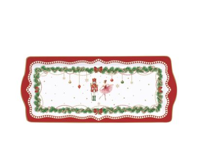R0944MNOE – Prato sobremesa 19cm Magie de Noel: Easylife LOUÇA MESA NATAL travessa