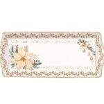art. 1109 WHEL 35 x 15 cm Piatto da portata in porcellana in colour box U.I. 3 pz