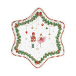 – R1484MNOE – Prato Estrela 22.5cm Magie de Noel: Easylife