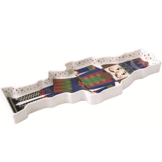Prato de servir estreito grande 36.5cm Nutcracker: Easylife