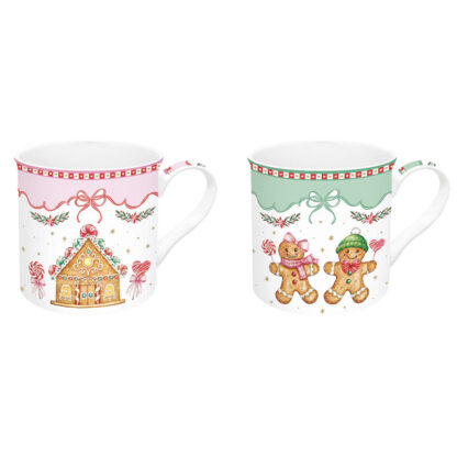 Conjunto duas Canecas 300ml Sweet Christmas: Easylife