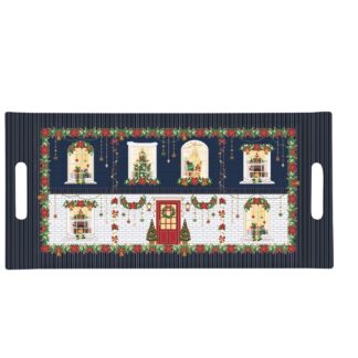 Tabuleiro estreito 40X19cm Festive Avenue: Easylife