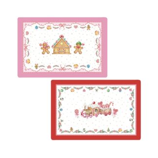 Individual mesa frente e verso Sweet Christmas: Easylife
