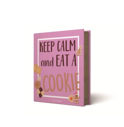Conjunto Biscoitos "Keep Calm & Eat a Cookie": 8 cortadores