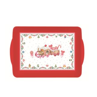 Tabuleiro Vermelho Sweet Christmas 46cm