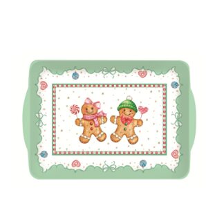 Tabuleiro Verde Sweet Christmas 22cm