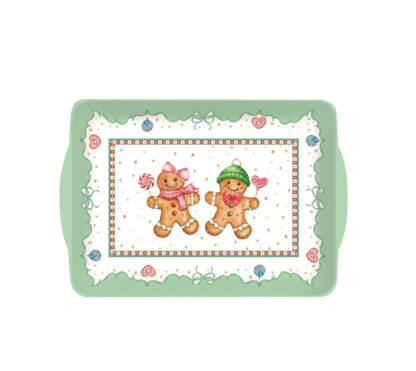 Tabuleiro Verde Sweet Christmas 22cm
