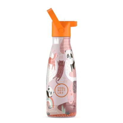 Garrafas térmicas Garrafa térmica Cool Bottles Panda Gang 260ml Ref: 8436583303191
