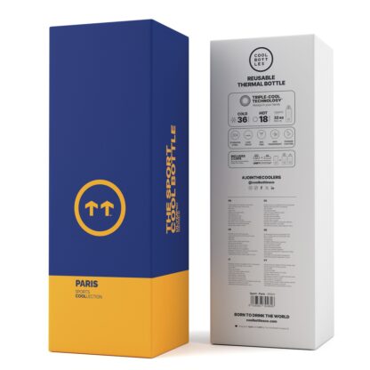 Garrafa térmica 950ml Cool Bottles Sport Paris - Image 6