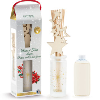 – ESELN-178 – Difusor Mikado 100ml Edição Natal: Bagas e Flor de Inverno – Aroma Baies et Fleur D'Hiver