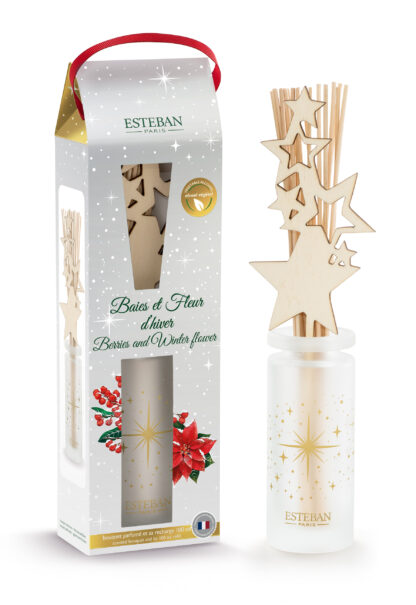 – ESELN-178 – Difusor Mikado 100ml Edição Natal: Bagas e Flor de Inverno – Aroma Baies et Fleur D'Hiver