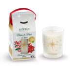 ESELN-180 – Vela 180gr em Caixa Oferta Edição Natal: Bagas e Flor de Inverno – Aroma Baies et Fleur D'Hiver: