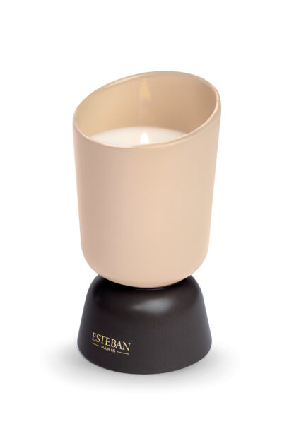 Vela perfumada Iconic Color Ocre 220gr: aroma Vanille D'Or (Baunilha d'Ouro) - Image 2