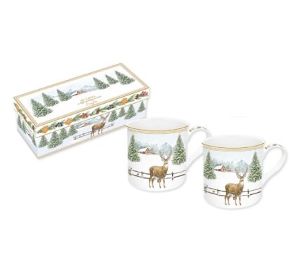 Conjunto duas canecas 300ml White Forest: Easylife - Image 2