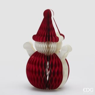 Decoração Origami Boneco de Neve 50cm