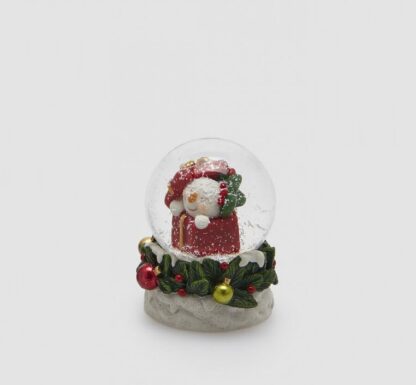 Globo de Neve 6.5cm Enfeites Bolinhas: Boneco de Neve