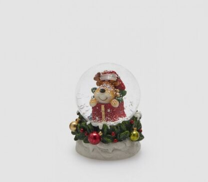 Globo de Neve 6.5cm Enfeites Bolinhas: Rena