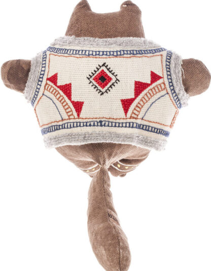 Gato Gorducho Castanho com Colete: artesanato Ucraniano - Image 4