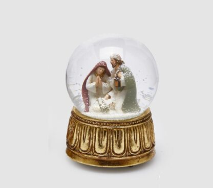 Globo de neve musical Sagrada Família: modelo lanterna