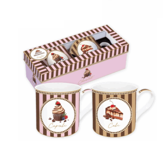 Conjunto 2 Canecas 300ml Sweet Moments: Easylife