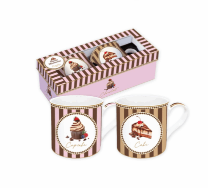 Conjunto 2 Canecas 300ml Sweet Moments: Easylife