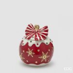 XMAS BALL CONTAINER H.21 D.18.5 C5 Cod. 7800252A774 Variation GREEN RED